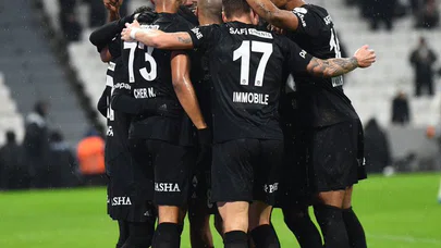 Beşiktaş Bodrumspor karşısında ilk yarıyı 2-0 önde tamamladı
