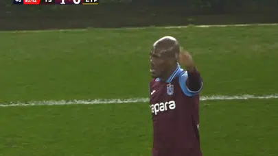 Trabzonspor - Eyüpspor maçını 1-0 kazandı