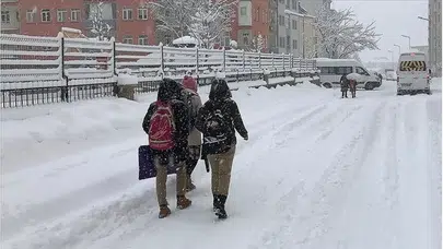 Samsun'da okullara kar tatili!