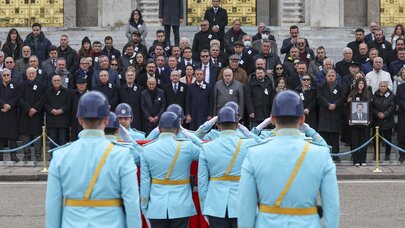 Gazeteci Elif Doğan Şentürk'ün babası Mustafa Doğan cenaze töreni TBMM'de yapıldı