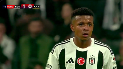 Beşiktaş - Kayserispor maçını 2-0 kazandı