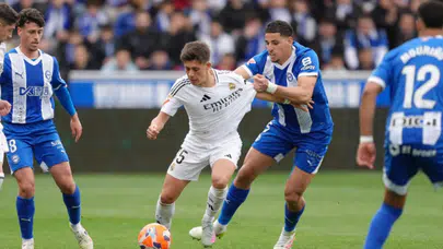 Arda Güler'in ilk 11'de başladığı maçta Real Madrid Alaves'i 1-0 yendi