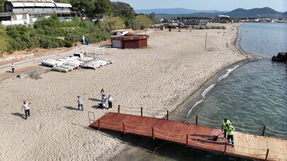 Balıkesir Büyükşehir Belediyesi’nden Sahillerde Yaz Mesaisi