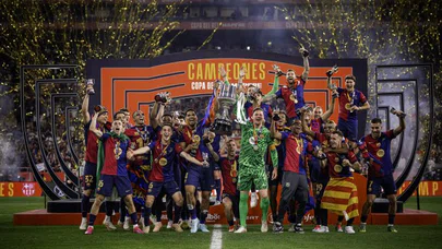Arda Güler'in asisti yetmedi! Barcelona Real Madrid'i 3-2 geçerek Kral Kupasını kazandı!