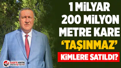 CHP'li Gürer: “Hazine arazilerini parsel parsel satıyorlar!”