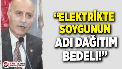 ELEKTRİKTE SOYGUNUN ADI DAĞITIM BEDELİ!