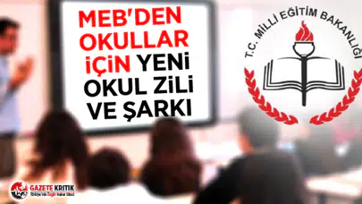 MEB'den okullar için yeni okul zili ve şarkı