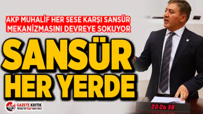MURAT EMİR:AKP MUHALİF HER SESE KARŞI SANSÜR MEKANİZMASINI DEVREYE SOKUYOR