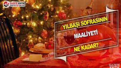 Bu Sene Yılbaşı Sofrasının Maliyeti kaç TL?