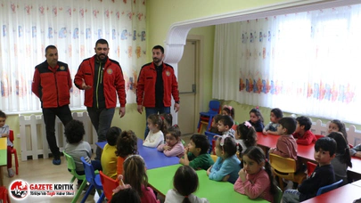 Kartal Belediyesi’nden Kreşli Miniklere İlk Yardım ve Afet Bilinçlendirme Eğitimi