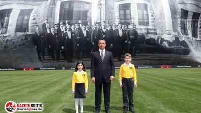 100 yıl önceki fotoğraf, Fenerbahçe Stadı'nda dalgalandı
