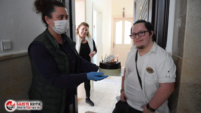 Konyaaltı Belediyesi'nden, down sendromlu Umutcan’a doğum günü sürprizi