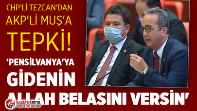 CHP'li Tezcan'dan AKP'li Muş'a sert tepki!