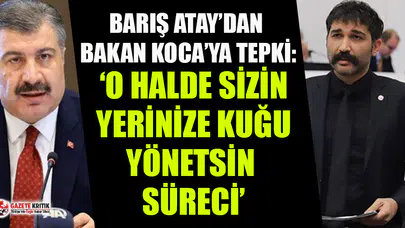 Barış Atay'dan Bakan Koca'ya "kuğu" tepkisi!