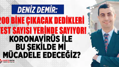 CHP'li Deniz Demir'den Bakan Koca'ya test tepkisi!