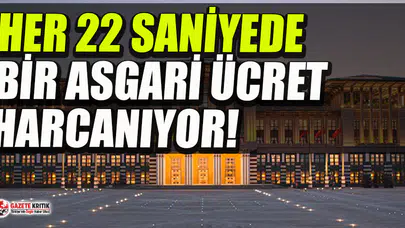 Saray, asgari ücretlinin bir yıllık maaşını 4 dakikada tüketiyor