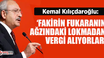 Kılıçdaroğlu: 83 milyonun ödediği vergiler, Londra'daki bir avuç tefeciye gidiyor