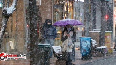 Meteoroloji'den 7 il için kar ve karla karışık yağmur uyarısı