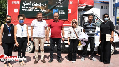 Yangın Bölgeleri İçin Başlatılan Kampanyaya Kuşadalılardan Yardım Yağdı