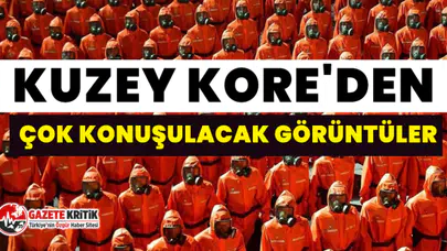Kuzey Kore'den çok konuşulacak görüntüler
