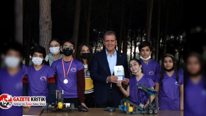 Başkan Seçer, Robotik Kodlamada Ödül Kazanan Öğrencilerle Buluştu