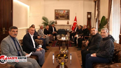 CHP'li purçu'dan muhtarlarla buluşma ve valilik ziyareti