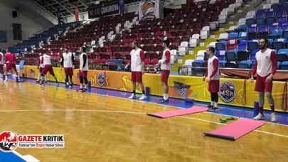 Mersin Büyükşehir Belediyesi (MSK) erkek basketbol takımı, önündeki maçlara hazırlanıyor