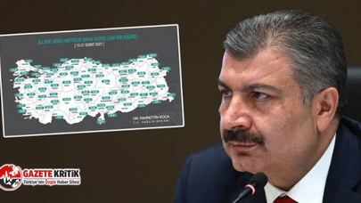 İllere göre haftalık vaka sayısı açıklandı