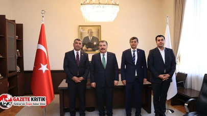 CHP Elazığ Milletvekili Gürsel Erol ve Tunceli Milletvekili Polat Şaroğlu Sağlık Bakanı ile görüştü