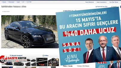 Kemal Kılıçdaroğlu'ndan sahibinden'e reklam...'Yüzde 40 daha ucuz'