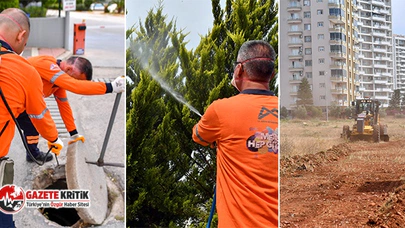 Mersin Büyükşehir haşere ile mücadeleye hız verdi