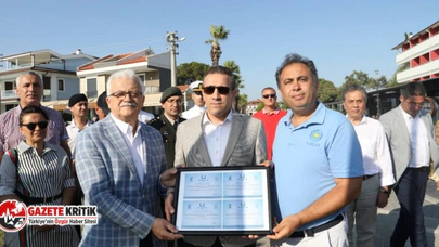 BURHANİYE'DE MAVİ BAYRAKLI PLAJLAR 7 OLDU