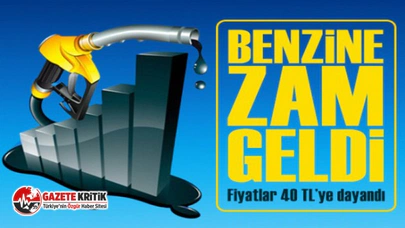 Benzine zam geldi