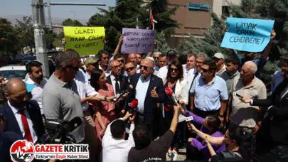 Özdağ'dan Limak Holding önünde 'Akbelen' eylemi