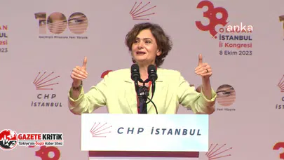 CHP İstanbul il kongresinde sahneye çıkan Canan Kaftancıoğlu yuhalandı
