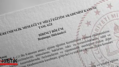 Öğretmenlik Mesleği ve Milli Eğitim Akademisi Kanun Taslağı ayrıntıları belli oldu