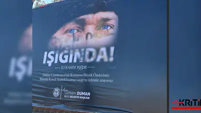 İzmir Buca’da Atatürk afişlerine çirkin saldırı