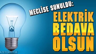 MHP'li Erkan Haberal'dan TBMM'ye 'elektrik bedava olsun' teklifi