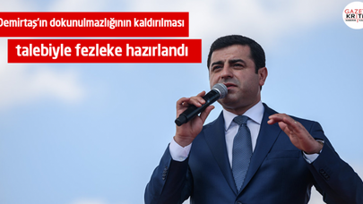 Demirtaş'ın dokunulmazlığının kaldırılması talebiyle fezleke hazırlandı