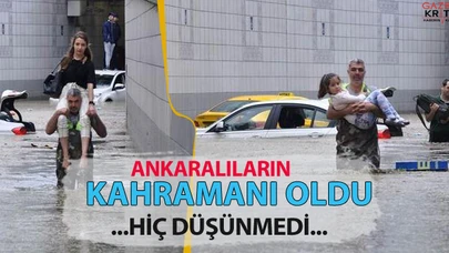 Hiç düşünmedi onlarca vatandaşı kurtardı