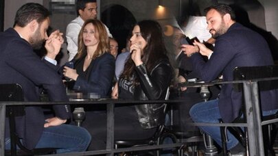 Demet Şener ve arkadaşlarının olaylı gecesi!