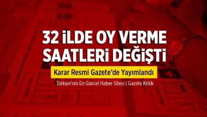 YSK: 32 ilde oy verme saatleri değişti