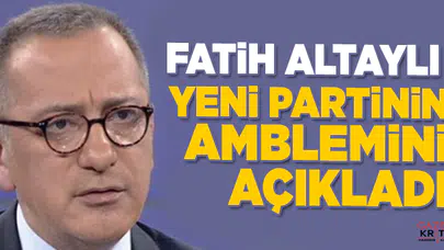 Fatih Altaylı yeni partinin amblemini açıkladı