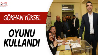 CHP Kartal Belediye Başkan adayı Gökhan Yüksel oyunu kullandı