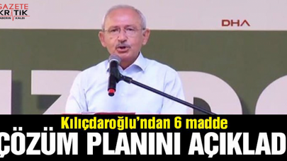Kılıçdaroğlu'ndan 6 maddelik çözüm önerisi: Bunun hesabını soracak mısınız?
