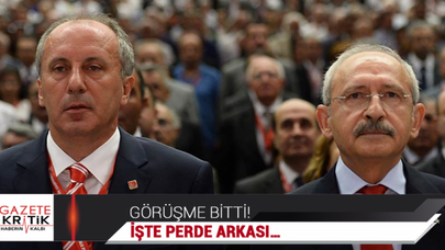 Kılıçdaroğlu Muharrem İnce görüşmesi bitti! İşte perde arkası…