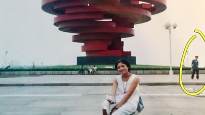 Evli çift albümden çıkan bu fotoğrafa inanamadı