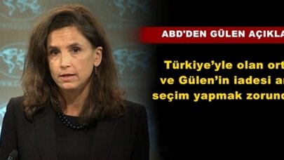 ABD: Türkiye'yle olan ortaklık ve Gülen'in iadesi arasında seçim yapmak zorunda değiliz