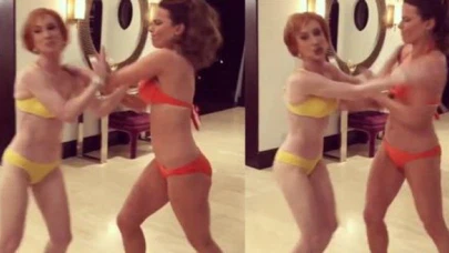 Kathy Griffin ve Kate Beckinsale'in videosu büyük ilgi gördü