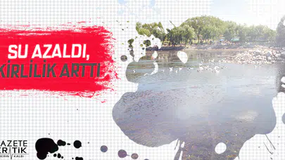 Kızılırmak'ta su azaldı, kirlilik arttı